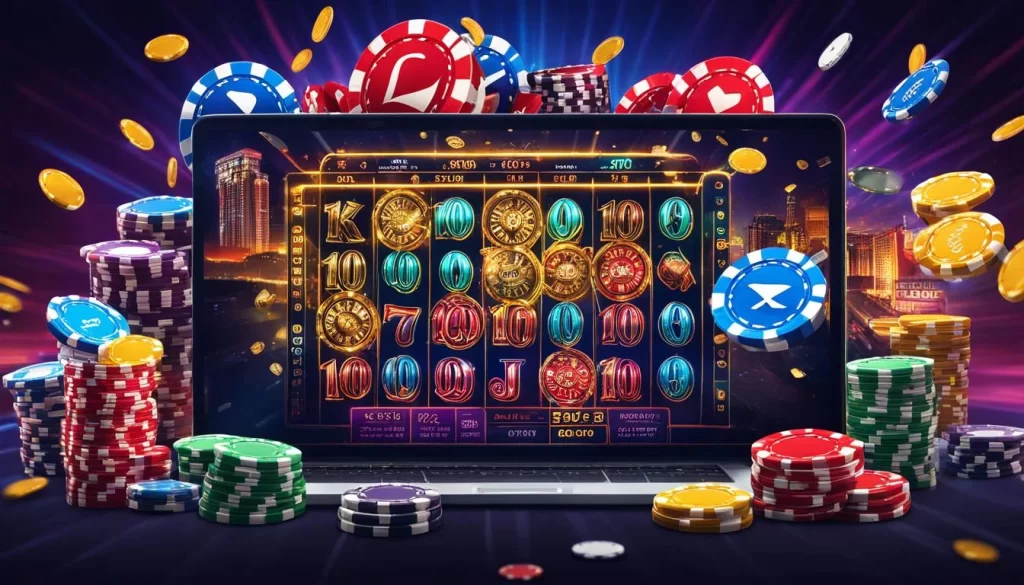 Sân vận động bóng đá với quả bóng trên sân
